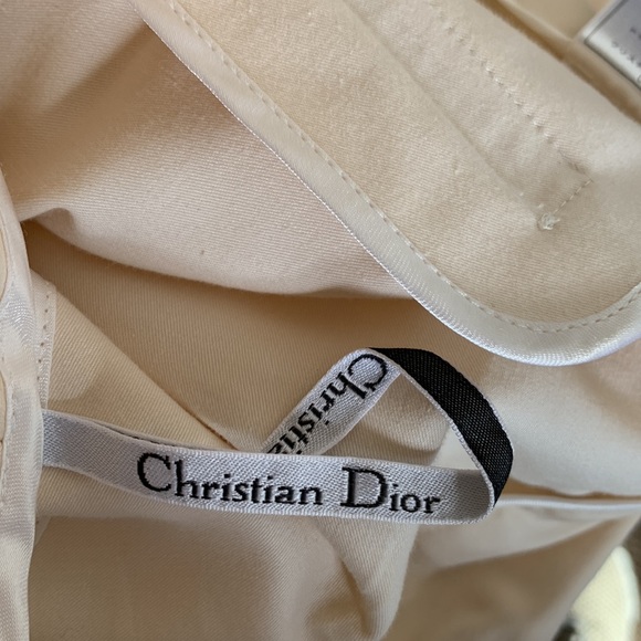 Christian Dior Wool/Cotton Cropped Pants - France 36, US 4 - new without tags - Picture 8 of 8